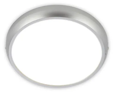Produktbild von Briloner LED Deckenlampe IP44 Ø27,5x4 cm 18W 1900lm 4000K Neutralweiß Spritzwasserschutz Chrom-matt - Deckenleuchte Badezimmer Wohnzimmerlampe Küchenlampe