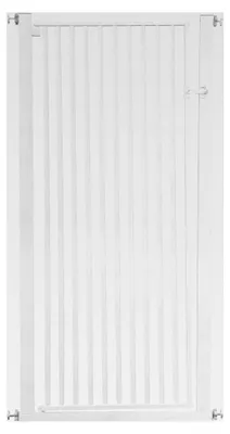 Produktbild von Hohes Katzengitter für Türen, verstellbare Breite 90-97 cm, 150 cm Höhe, Türgitter für Hunde für Treppen, Türen, Küche (Weiß)