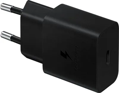 Produktbild von Original NETZ - IMPULS - LADEKABEL SAMSUNG Schnellladegerät EP-T1510XBEGEU USB Typ C 2A 15W Blister