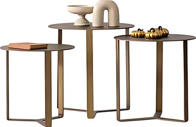 Immagine prodotto di Tavolo elegante con due tavolini - tavolino elegante e moderno