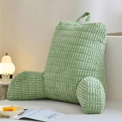 Imagen del producto de Omgoods: Cojín multifuncional para leer con reposabrazos, ideal para cama y sofá