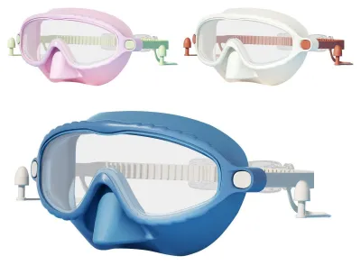 Produktbild von Schwimmbrille für Kinder mit Anti-Beschlag-Beschichtung und Nasenschutz