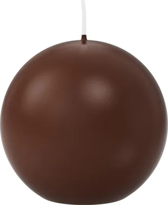 Produktbild von Kugelkerzen Kastanie Braun Ø 80 mm, 6 Stück
