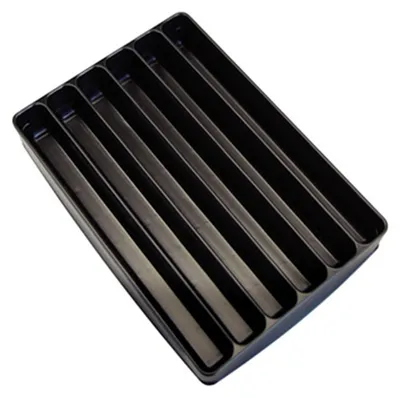 Produktbild von Einleger / Einteiler schwarz 6-fach