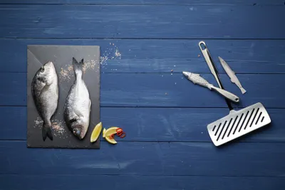 Produktbild von KitchenCraft - Fischschupper, Aluminium, Silber, 22 cm