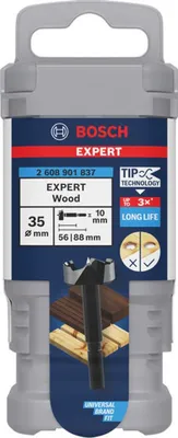 Image de Bosch EXPERT Wood Mèche à bois Ø 35 mm Ø de tige 10 mm - 2608901837