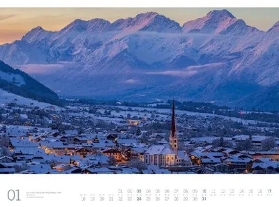 Produktbild von Ackermann Kunstverlag Alpen Gallery Kalender 2027, 66x50 cm, Panorama-Aufnahmen, 2-sprachig, Spiralbindung