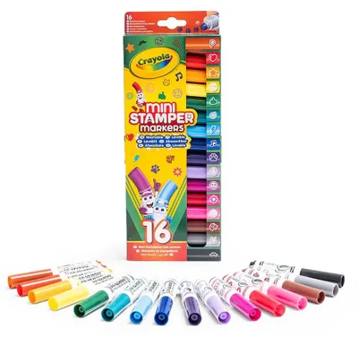 Obrázek produktu pro Crayola - mini lisovací značky 16x