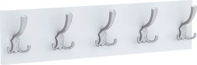 Obrázek produktu pro AKKE Weiss Garderobenleiste horizontální malé ALU háčky ŠxV: 60x15 cm