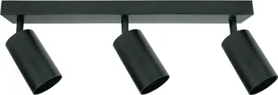 Produktbild von Spectrum Deckenstrahler Madara Mini Base Schwarz 3 x GU10 ohne Leuchtmittel dreh- & schwenkbar