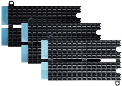Produktbild von Asustor AS-HK1, Kühlkörper, Schwarz, FS67/FS68/AS-T10G3, 80,9 mm, 60 mm, 4,5 mm