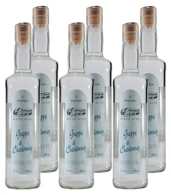 Produktbild von Maso Alto Grappa di Chardonnay (6 x 0,5L)