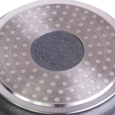 Produktbild von Granitkocher Kessel Deckel 4,5 L Induktion Gas