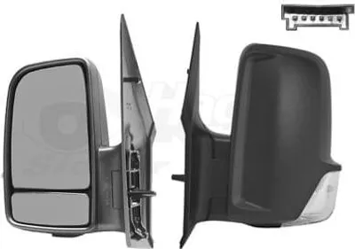 Produktbild von VAN WEZEL 3077808 Außenspiegel Seitenspiegel Rechts passend für MERCEDES-BENZ SPRINTER 3,5-t Kasten (906) Beheizt