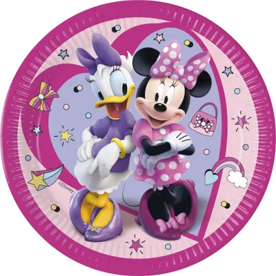 Produktbild von Disney Minnie Junior Pappteller 8 Stk 23 cm