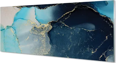 Produktbild von Glasbilder 125x50 Wandkunst Marmorstein Abstraktion