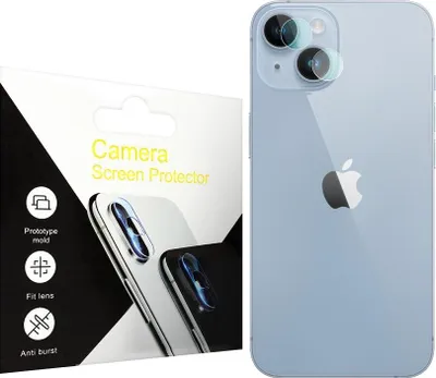 Immagine prodotto di Pellicola temperata sull'obiettivo della fotocamera dell'iPhone 14