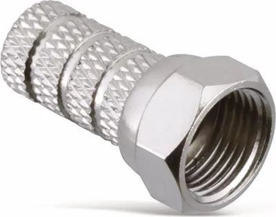 Produktbild von S-IMPULS F-Stecker, 4 mm, Aufdrehmontage