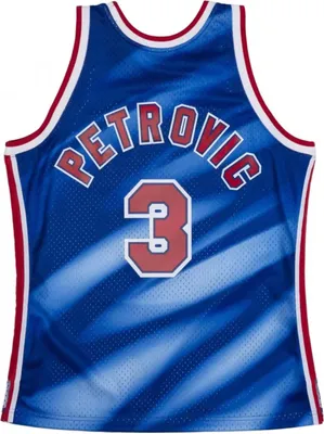 Zdjęcie produktu dla Koszulka Mitchell & Ness Swingman Jersey NBA New Jersey Nets Drazen Petrović - SMJYSB19031-NJNPTRY90DPE