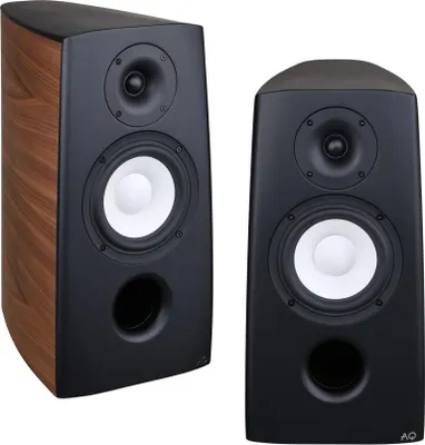 Immagine prodotto di Acoustique Quality CANTO 3 - Diffusori da scaffale per audiofili, set a due vie con potenza di 120 W / SB ACOUSTICS / Noce