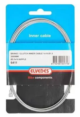 Image de Câble de frein intérieur derrière l'embout 6411 2000 mm argenté