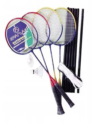Produktbild von Badminton Badmintonschläger Set Racket Schläger Komplettsets Juniorschläge SPARTAN Pro 500