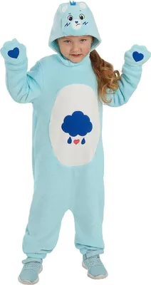 Produktbild von Funidelia Brummbärchi Kostüm Glücksbärchis für Jungen und Mädchen Care Bears, Bär - Kostüm für Kinder & Verkleidung für Partys, Karneval & Halloween - Größe 2-3 Jahre - Blau