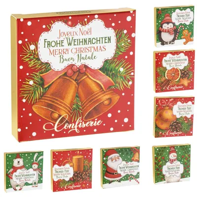 Produktbild von Günthart Napolitanerpräsent Weihnachten 16x28g
