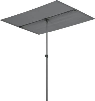 Produktbild von Parawan balkonowy Carsoli 180 x 130 cm parasol ogrodowy obrotowy parasol 360° wodoodporny parasol balkonowy UV 50+ prostokątny szary