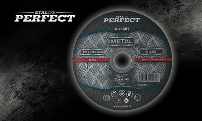 Produktbild von STALCO Flaches Metallschild 125x1,6 PERFECT