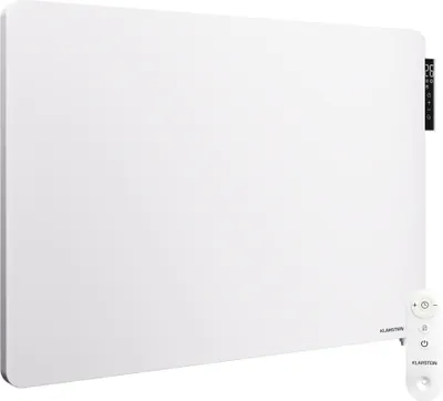 Klarstein Infrarotheizung mit Thermostat, 650W Elektroheizung, Smart Home Infrarotheizung zur Wandmontage, IR mit App-Steuerung & Erkennung Offener Fenster, Effizienter Feuchtraum Heizkörper CO2-Frei