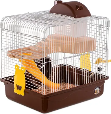 Produktbild von Furrever Friends Miku Homie L Brown – Käfig für kleine Nagetiere, Komplettset