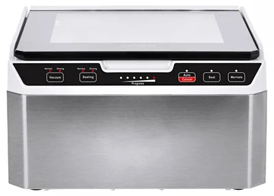 Produktbild von Caso VacuChef 40, Schwarz, Edelstahl, Glas, Edelstahl, Berührung, GS/CE, 280 W, 220 - 240 V