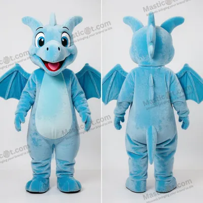Obrázek produktu pro Modrý MASTICOT kartounový pterodaktyl maskot