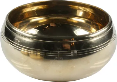 Produktbild von Handgefertigte Klangschale aus Nepal, Tibet Klangschale 17 cm, Gold, Bronze, Klangschalen
