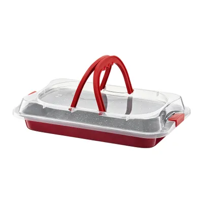 Produktbild von Kuchenform mit Kunststoffdeckel Cherry  36 x 23 cm AMBITION
