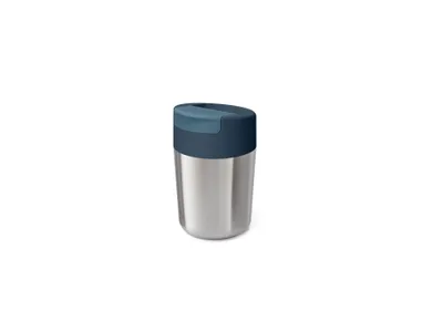 Obrázek produktu pro Termoska Joseph Joseph Sipp 81125, Uzavíratelné víčko, 340 ml, Bez BPA, Nerezová ocel, Nerez/Modrá