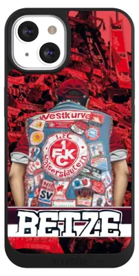 Produktbild von NIVOCASE Handyhülle für Apple iPhone 13  Hülle NIVOpure Case Schwarz 1. FC Kaiserslautern 1. FCK Offizielles Lizenzprodukt