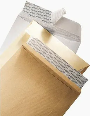Immagine prodotto di Scatola di 100 buste radiografiche (370x450) kraft 90 g/m² autoadesive con striscia di silicone sam 147550