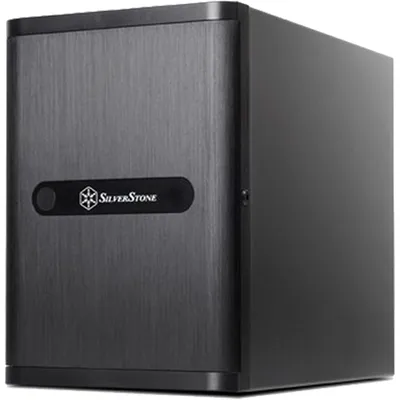 Produktbild von Silverstone SST-DS380B, Schwarz, Aluminium, Edelstahl, 211 mm, 360 mm, 285 mm, 12 cm