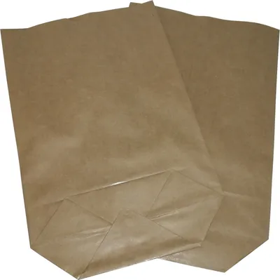 Produktbild von 50 Papierbeutel braun ohne Faden Bodenbeutel Papier 14x21 cm