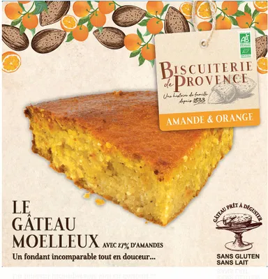 Produktbild von Biscuiterie de Provence Mandelkuchen mit Orange Bio