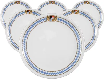 Produktbild von Seltmann Weiden Compact Bayern Speiseteller ø 25,4 cm 6er Set