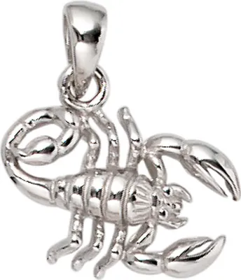 Produktbild von Anhänger Sternzeichen Skorpion aus 925 Echt Silber glänzend Uni