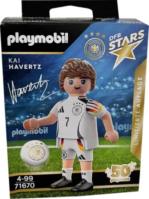 Obrázok produktu pre DFB Stars Kai Havertz, futbalista, limitovaná edícia, hracia figúrka s loptou, Nemecký futbalový zväz,  71670