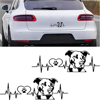 Obrázek produktu pro Černé samolepky na auto, na notebook nebo na zeď, 2 ks
