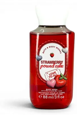 Produktbild von Bath & Body Works Mini Duschgel STRAWBERRY POUND CAKE 88 ml
