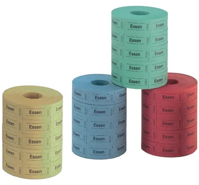 Produktbild von Herlitz luncheon vouchers 5 x 1000 tear-offs consecutively numbered 5 rolls