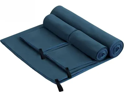 Productafbeelding van Omgoods - Set van 3 Sneldrogende Microvezel Handdoeken
