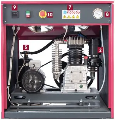Produktbild von Elmag Kompressor PROFI-LINE SILENT, 10125